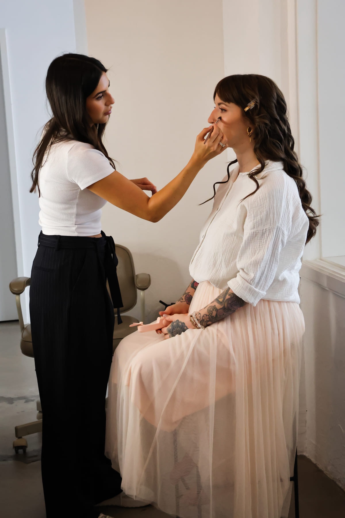 Hair & Makeup - Stylistin beim Content Creation Day